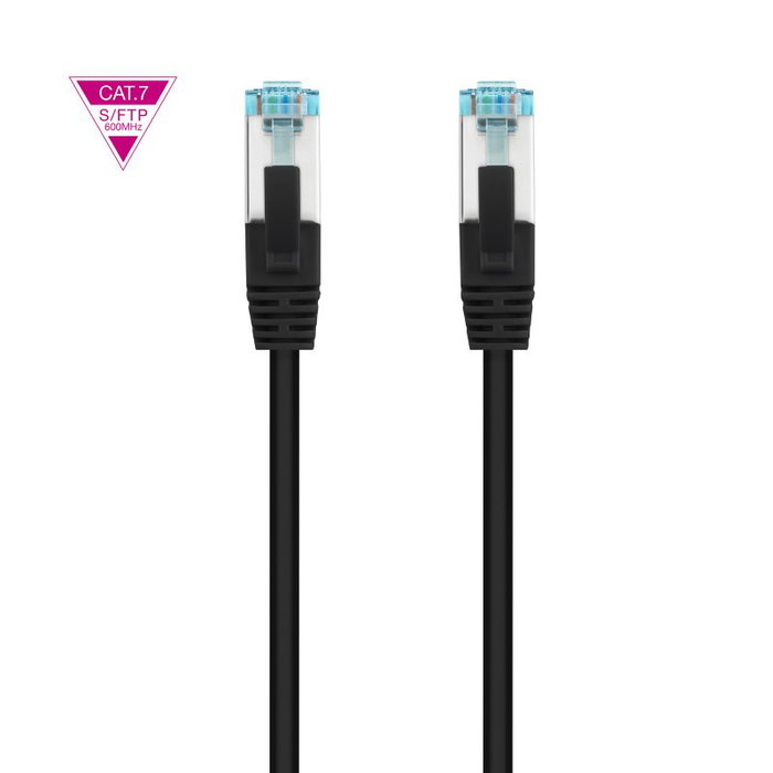 Nanocable Cable de Red CAT.7 SFTP AWG26 25 cm Negro Nanocable Cable de Red CAT.7 SFTP AWG26 25 cm Negro